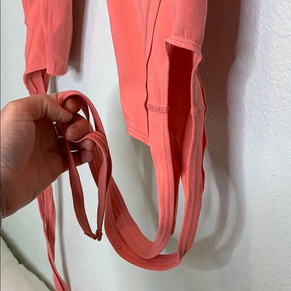 Free People Movement Turnout wrap tie Pink Leggings - Picture 6 of 8